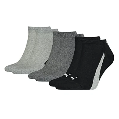 Afbeelding van PUMA Uniseks sneakers (verpakking van 3 stuks), zwart/wit, 42 EU