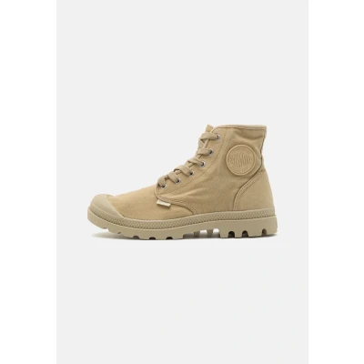 Afbeelding van Palladium Pampa HI Sneakers hoog, Heren, Maat: 41, Sahara/safari Katoen
