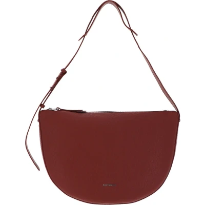 Afbeelding van COCCINELLE Leren Schoudertas Lea Elk Shoulderbag Cinnamon Bruine