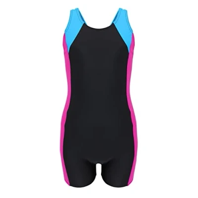 Afbeelding van Badpak voor Baby Meisje Eén Stuk UPF 50+ UV Rashguard met Rits patroon in zwart witte stippen Maat 74 80 cm (9 12 M)