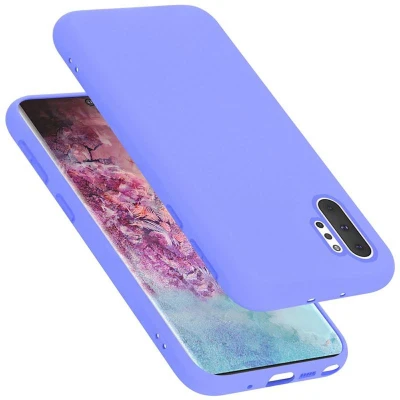 Afbeelding van Cadorabo Hoesje geschikt voor Samsung Galaxy NOTE 10 PLUS in LIQUID LICHT PAARS Beschermhoes gemaakt van flexibel TPU silicone Case Cover