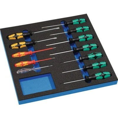 Afbeelding van Wera Gereedschapsmodule 12 delig 2/3 module sleuf / PH PZD torx Sl.+PH+TX, spann.tester. 1 stuk S4000871288