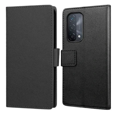 Afbeelding van Just in Case Wallet OPPO A74 5G Book Zwart