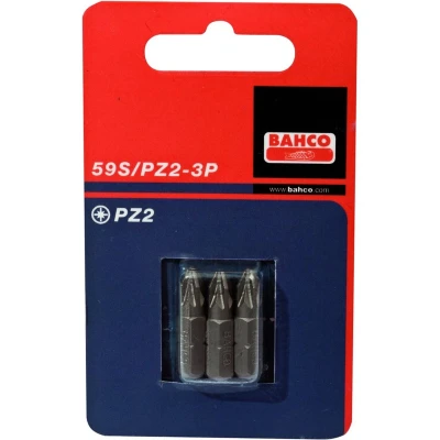 Afbeelding van Bahco x3 bits pz2 25mm 1 4inch dr standard 59S/PZ2 3P