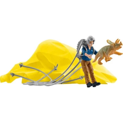 Afbeelding van Schleich dinosaurs parachute redding