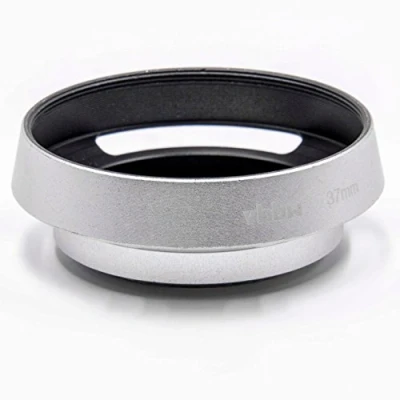 Afbeelding van vhbw Lenskap voor 37 mm lens, zilver, metaal, rond