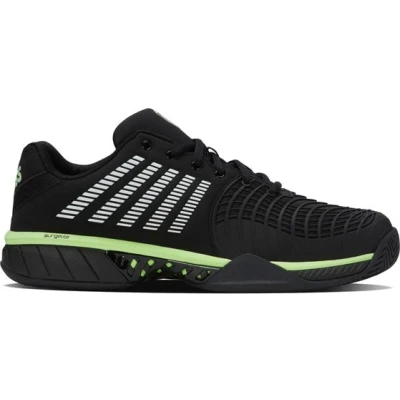 Afbeelding van K SWISS Express Light Sportieve veterschoenen, Heren, Maat: 42.5, Black/soft neon green Schoenen