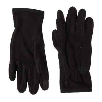 Afbeelding van Champion Athletic Accessories (806053) Moderne Sport Micropolar C Logo Winterhandschoenen, Zwart, S Unisex Volwassenen FW24,
