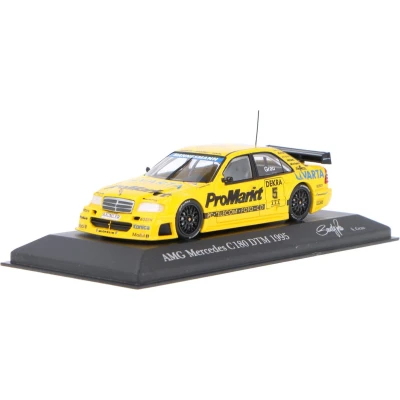 Afbeelding van Mercedes Benz C Class V6 Presentation Minichamps Modelauto 1:43 1995 Alexander Grau Zakspeed