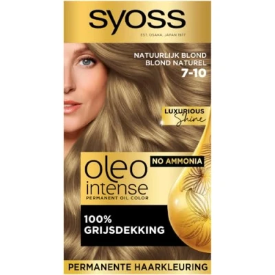 Afbeelding van Syoss Color Oleo Intense 7 10 natuurlijk blond haarverf 1 set
