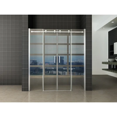 Afbeelding van Wiesbaden Slide schuifbare nisdeur 4 d. 1800x2000 chr.8mm NANO