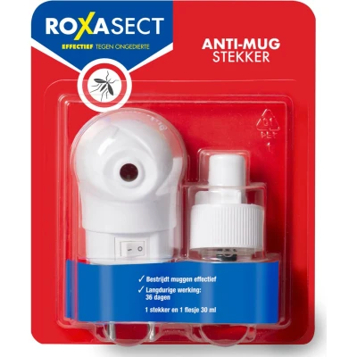Afbeelding van 12x Roxasect Stekker Tegen Muggen