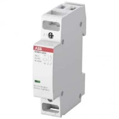Afbeelding van Abb magneetschakelaar 250v 20a stuurspanning ac maakcontact en 2 module eenheden 1 inbouwdiepte 43 5mm ip20 1sbe121111r0420