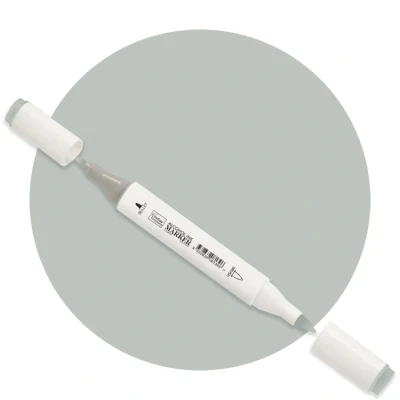 Afbeelding van Steel Grey Twin Tip Alcohol Ink Marker
