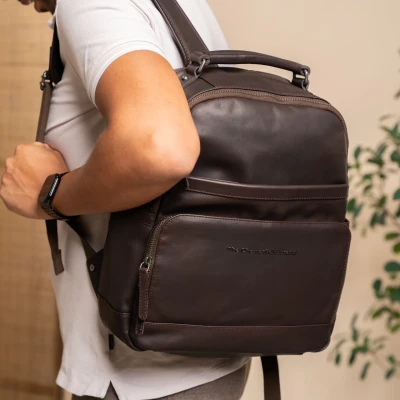 Afbeelding van The Chesterfield Brand Austin backpack brown Laptoptas