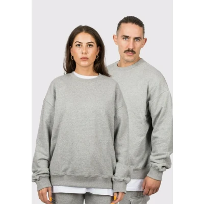 Afbeelding van Blackskies Heavyweight Crewneck Sweater, Maat: XXL, Grau