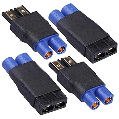 Afbeelding van 4 stuks Traxxas TRX naar EC3 stijl mannelijke vrouwelijke RC stekker adapter