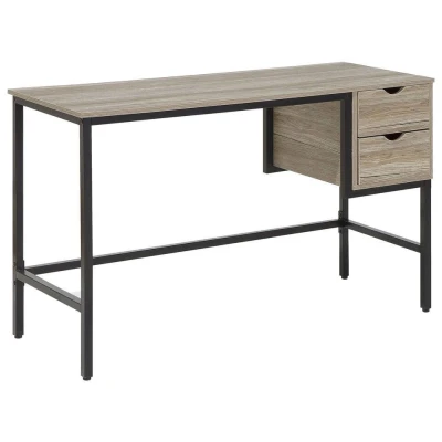 Afbeelding van Beliani Bureau GRANT Lichte houtkleur mdf