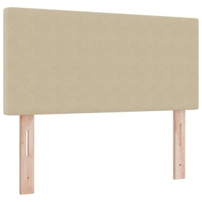 Afbeelding van vidaXL Hoofdbord Lichtgroen Grijs Hout en Stof 90 cm