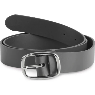 Afbeelding van Ladeheid Dames Kledingriem Riem Broekriem Verstelbaar Leer MS EL D41 Grafiet 90 cm