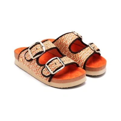 Afbeelding van GIOSEPPO Pershing Teenslippers, voor dames, Oranje, maat 40, 40 EU