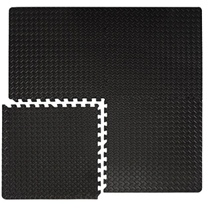 Afbeelding van 4 vloermatten elk 63x63cm incl. 8 eindstroken, met Training matten