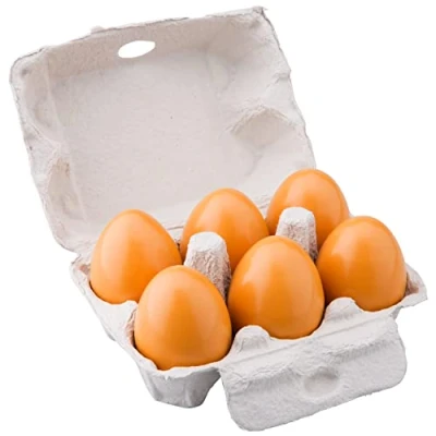 Afbeelding van New Class ic Toys Houten eieren 6 stuks