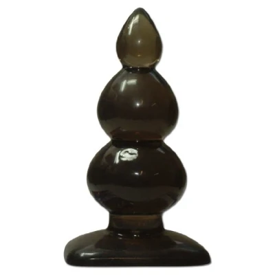 Afbeelding van You2Toys Kunststof Anaal Plug in Druppel Vorm voor Extra Genot met Brede Basis Donkergrijs