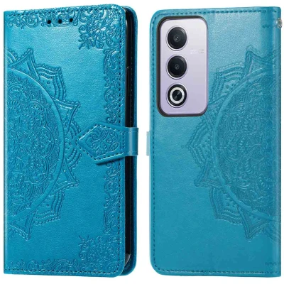 Afbeelding van Oppo A40M Hoesje Kunstleder imoshion Bookcase Turquoise Telefoonhoesje