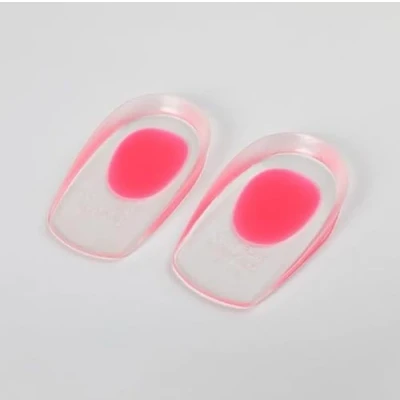 Afbeelding van Go Gadget Soft Gel Hielspoor Zooltjes: Sport Voet Gelzolen Hielbescherming Roze Dames, Maat 35 41