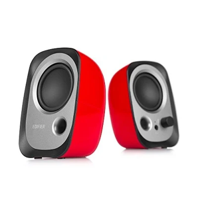 Afbeelding van Edifier R12U RD USB luidsprekerset basreflex poort hoofdtelefoonaansluiting geïntegreerde volumeregelaar rood