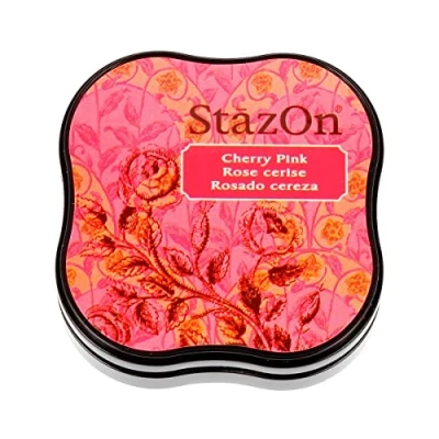 Afbeelding van Stazon sneldrogend stempelkussen midi Cherry Pink
