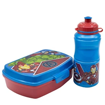 Afbeelding van Marvel Avengers drinkbeker + brooddoos/broodtrommel