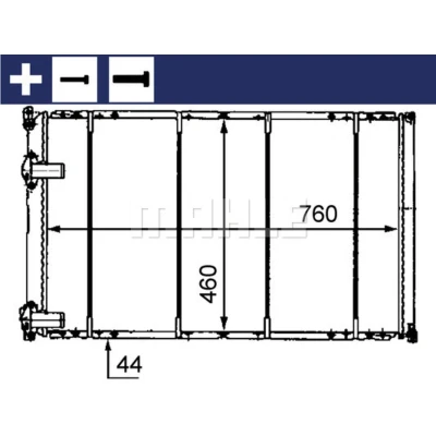 Afbeelding van Radiateur MAHLE CR 526 000S