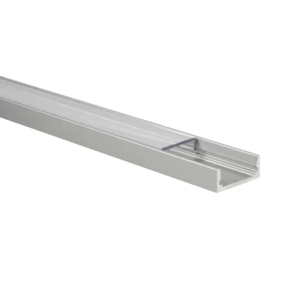 Afbeelding van Yphix Led Strip Profiel Felita Aluminium Extra Laag 1m Incl. Transparante Afdekkap LEDdirect.nl
