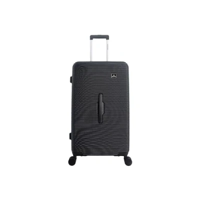 Afbeelding van Saxoline Twist Trunk Harde Koffer / Trolley Reiskoffer L Zwart