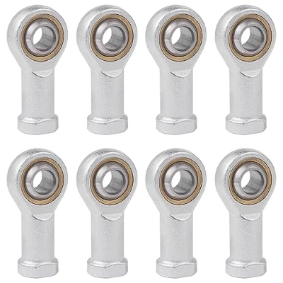 Afbeelding van Sferische Stangkoplager 8 Stuks Kogelgewricht Lager Gewrichtslager Smerende Stangkop Scharnierkop Uniball M6 Binnendraad Zelfsmerend Voor Bolvormige Glijstangkoppen