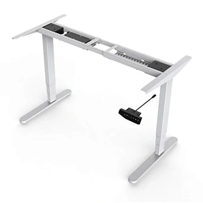 Afbeelding van Better Home Flexidesk DM2 Elektrisch tafelframe met geheugenfunctie, in hoogte verstelbaar, tot 120 kg belastbaar, 2 sterke motoren, wit