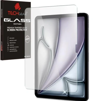 Afbeelding van TECHGEAR Anti Glare iPad Air 13 inch 2024 MATTE Edition Gehard Glas Screen Protector [9H Taaiheid] [Krasbestendig] [Geen luchtbel] Gemaakt voor Apple (M2)