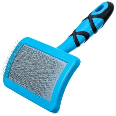 Afbeelding van Groom Professional Curved Soft Slicker Pet Grooming Brush Small
