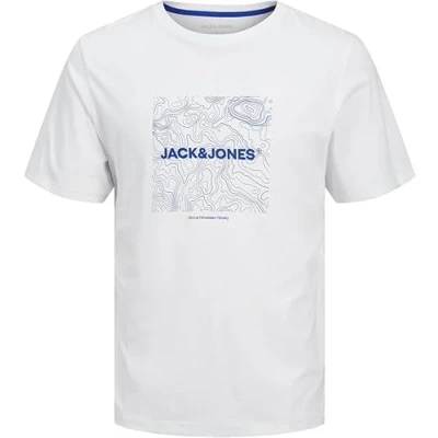Afbeelding van Jack &amp; Jones T shirt Jjliner Tee Ss Crew Neck 12256780 White Mannen Maat S