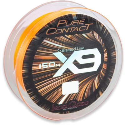 Afbeelding van Iron Claw X9 Braid Orange 0.09mm (150m) Gevlochten lijn