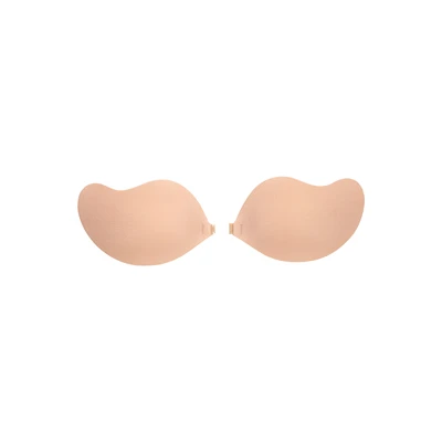Afbeelding van Plak BH push up MAGIC Bodyfashion Angel Bra cup C Beige Zelfklevende Strapless accessoires voor open rug zonder achterkant