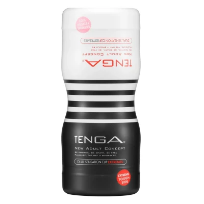 Afbeelding van Tenga Dual Sensation Cup Extreme Masturbator Wit