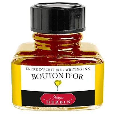 Afbeelding van J.Herbin 13053T inkt voor vulpen, 30 ml, boterbloemgeel