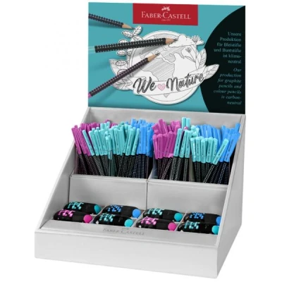 Afbeelding van Potlood Faber Castell Grip Two tone display 240 stuks 144xgrafietpotlo