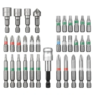 Afbeelding van kwb by Einhell bitset, 34 delig, S Box Gereedschap accessoires (34 delige geschikt voor alle boorschroevendraaiers met een 1/4 inch zeskantopname, incl. opbergdoos)