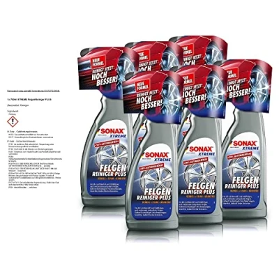 Afbeelding van SONAX 6X 02304000 Xtreme velgenreiniger Plus zuurvrij 750ml
