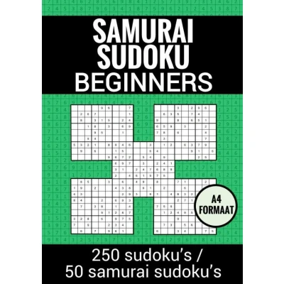 Afbeelding van SUDOKU Makkelijk: SAMURAI nr. 19 Puzzelboek met 100 Makkelijke Puzzels voor Volwassenen en Ouderen