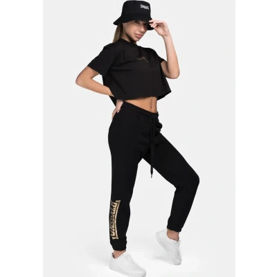 Afbeelding van Lonsdale Kerrysdale Trainingsbroek, Dames, Maat: XL, Black gold